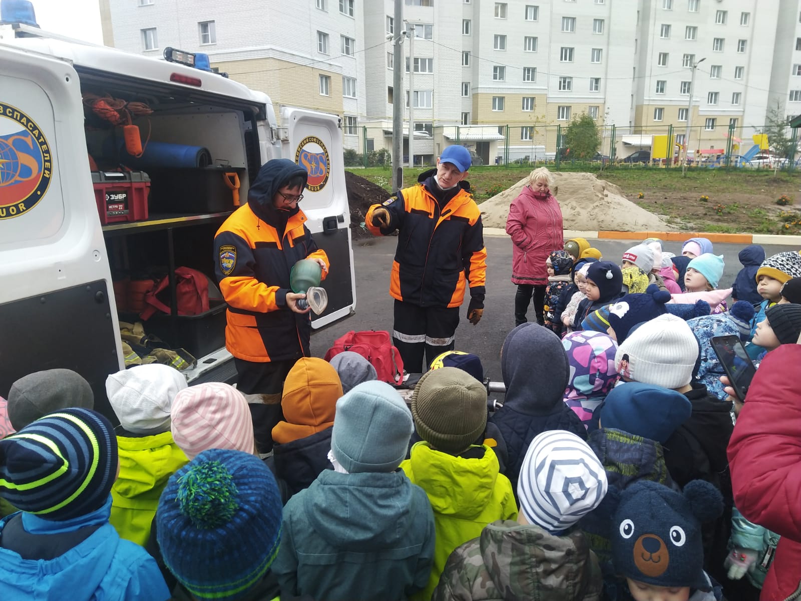 Спасатели РОССОЮЗСПАСа Владимирской области провели занятия в детском саду № 19 г. Владимира