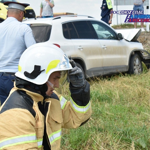 Спасатели Марий Эл 3 августа участвовали в ликвидации последствий ДТП