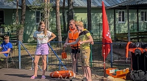 Во Владимирской области ребятам из смены «Юных спасателей» рассказали о безопасности на водных объектах