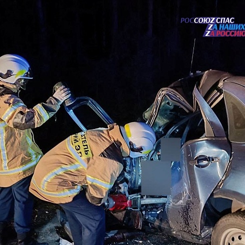 Спасатели Марий Эл участвовали в ликвидации последствий ДТП на 81 км автодороги «Вятка»