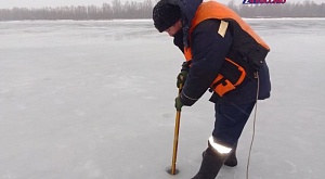 Спасатели Марий Эл проводят мониторинг обстановки на водных объектах и профилактическую работу с населением