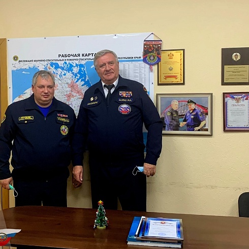 Представитель Президента Российского союза спасателей в ЮФО провёл встречу с Председателем Крымского регионального отделения