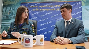 Николай Зацепин стал гостем прямого эфира ГУ МЧС по Владимирской области 