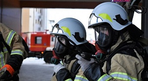Спасатели Марий Эл приняли участие в пожарно-тактическом учении