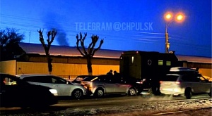 Спасатель Ульяновского регионального отделения РОССОЮЗСПАСа деблокировал пострадавшего из автомобиля, попавшего в ДТП