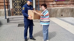 Рязанским региональным отделением РОССОЮЗСПАСа были переданы медикаменты в Скопинскую Епархию города Скопина Рязанской области