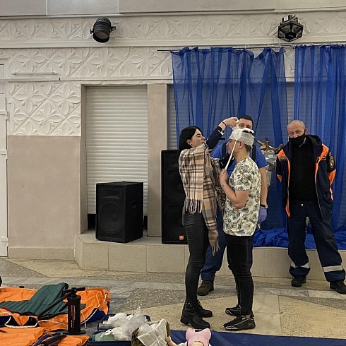 Спасатели РОССОЮЗСПАС Владимирской области провели первые в этом году занятия со школьниками