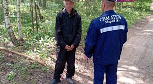 Спасатели Марий Эл нашли заблудившегося в лесу мужчину