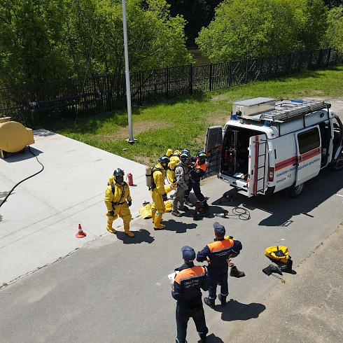 На Сахалине завершились соревнования аварийно-спасательных служб