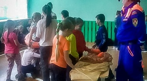 Спасатели Владимирского регионального отделения РОССОЮЗСПАСа провели практическое занятие о мерах безопасного поведения на воде с воспитанниками школьного лагеря "Бригантина"