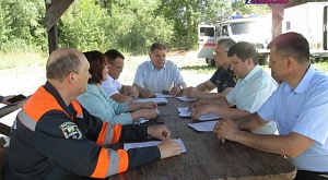 В городе Барнауле на пляже «Городской» 21 июня 2022 года состоялось выездное совещание по обеспечению безопасности людей на водных объектах