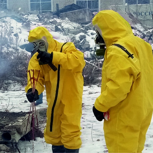 Спасатели и пожарные Алтайского края прошли испытания на квалификацию «Спасатель»