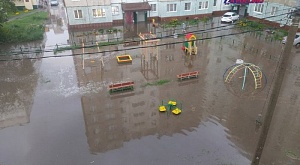 Неблагоприятный прогноз погоды оправдался, силы Барнаульского звена Алтайской территориальной подсистемы РСЧС среагировали оперативно